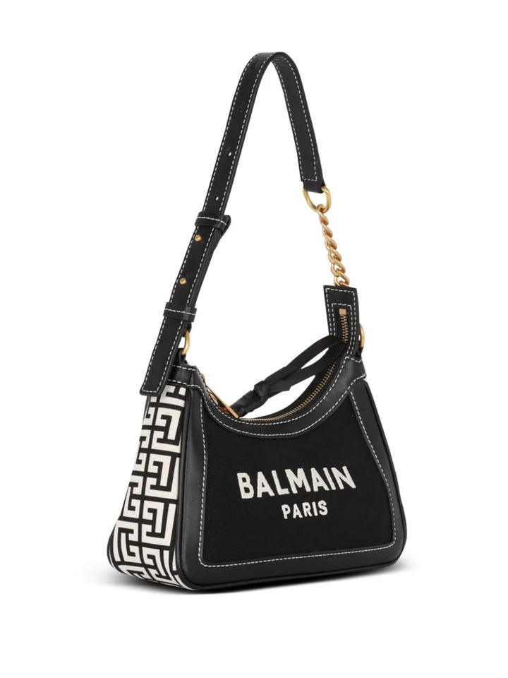 Balmain-B-Army-Shoulder-Bag-Monogram-Black-6