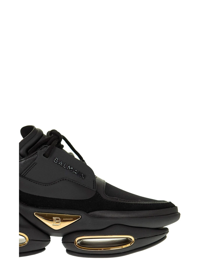 Balmain-B-Bold-Low-Calf&Suede-Sneakers-Black-6