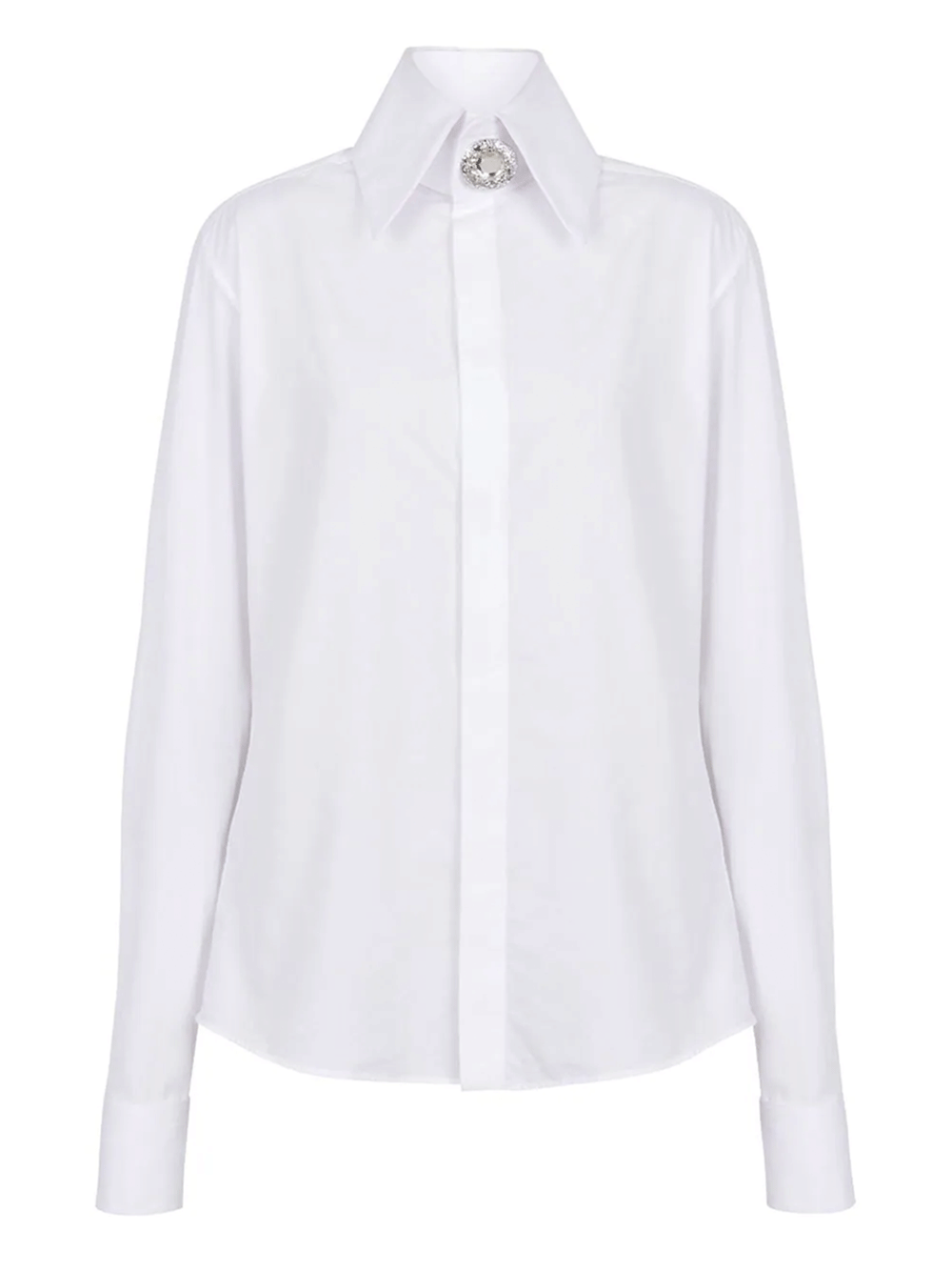 Balmain-Cotton-Popeline-Shirt-White-1