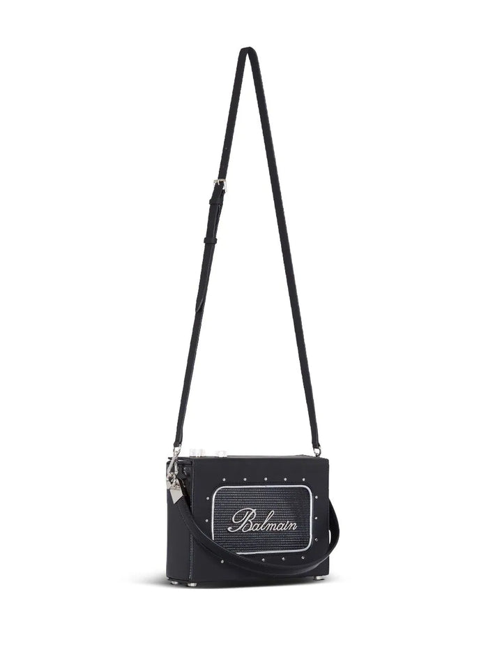 Balmain-Radio-Bag-Rubberized-Material-Black-7