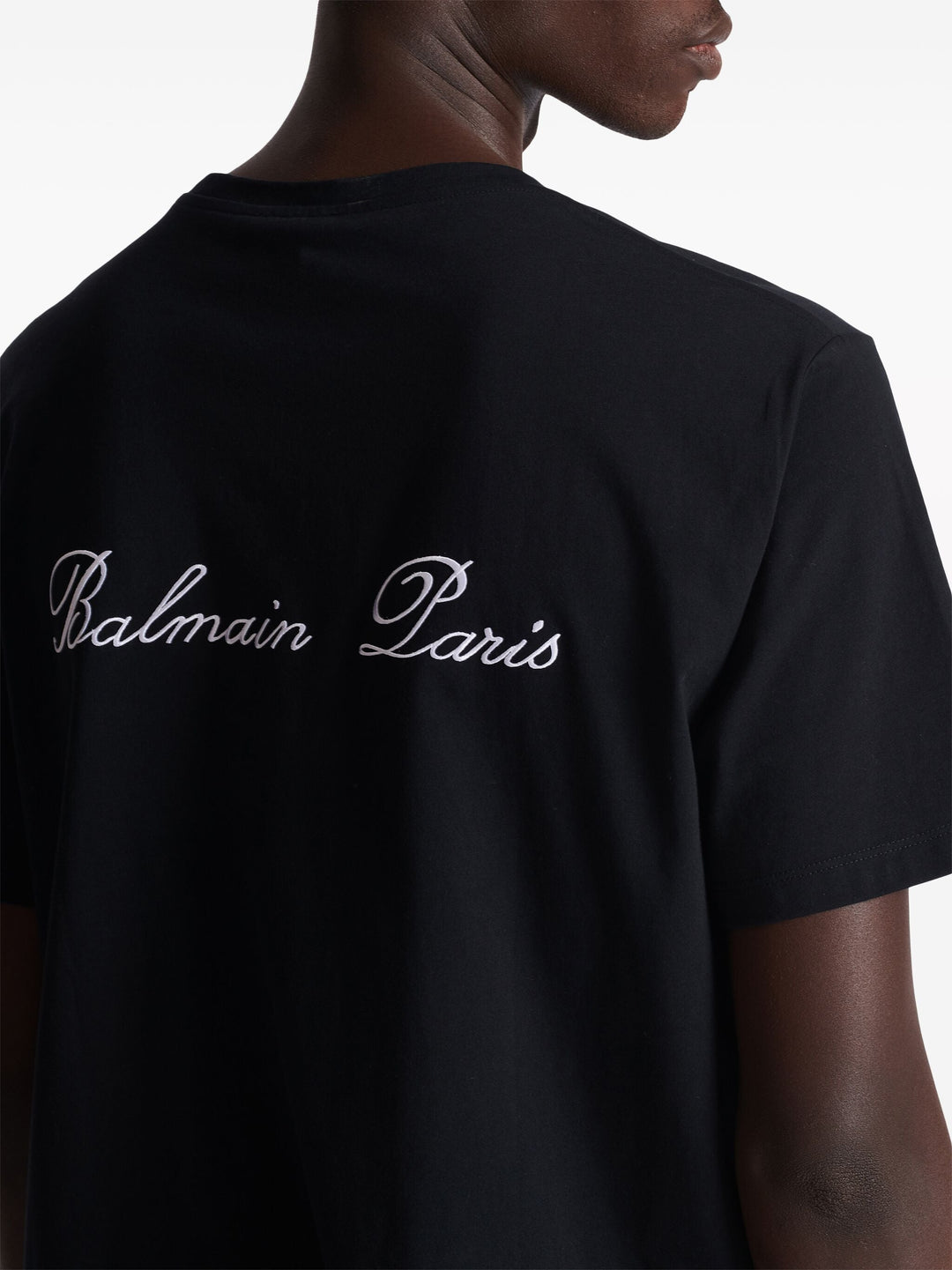 Balmain-Signature-Embroidery-Tee-Black-6