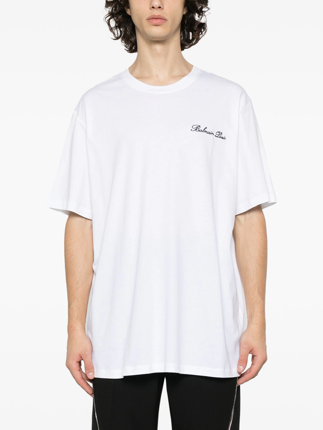 Balmain-Signature-Embroidery-Tee-White-3