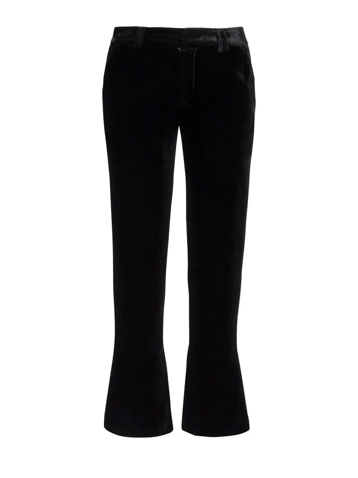    Balmain-Velvet-Bootcut-Pants-Black-1