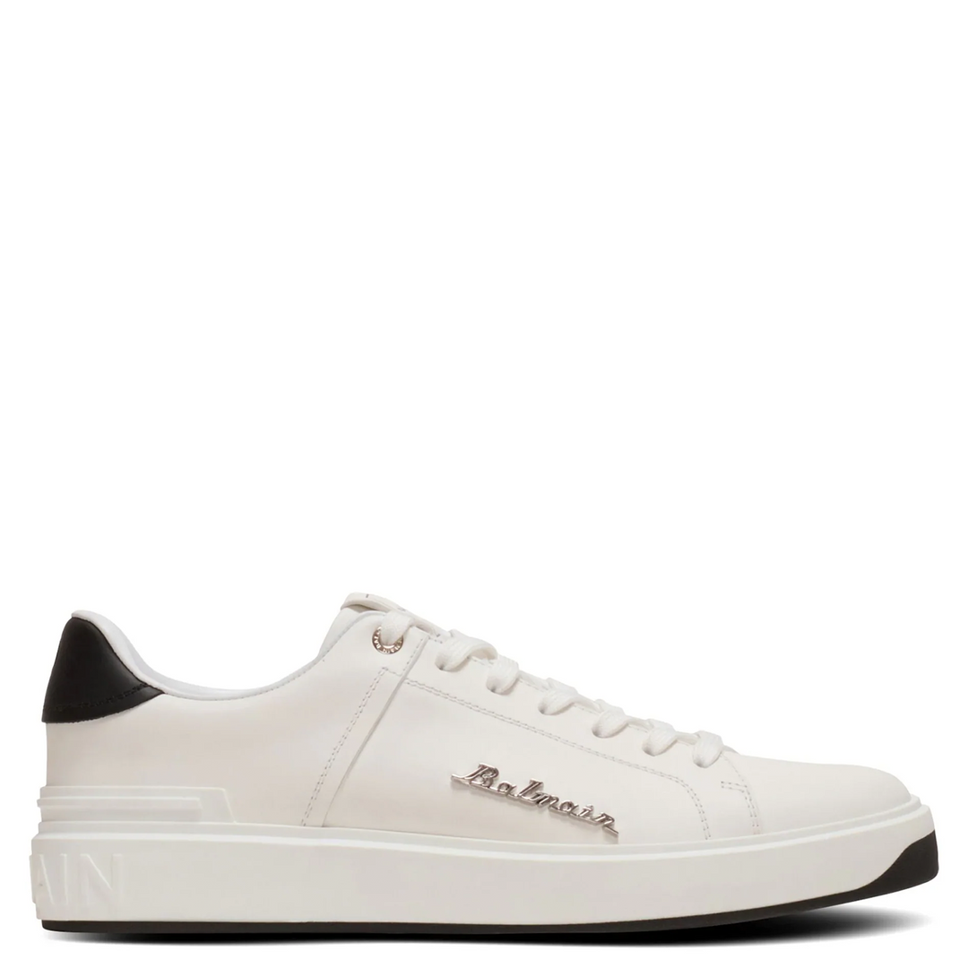 Bcourt Calfskin And Logo Sneakers