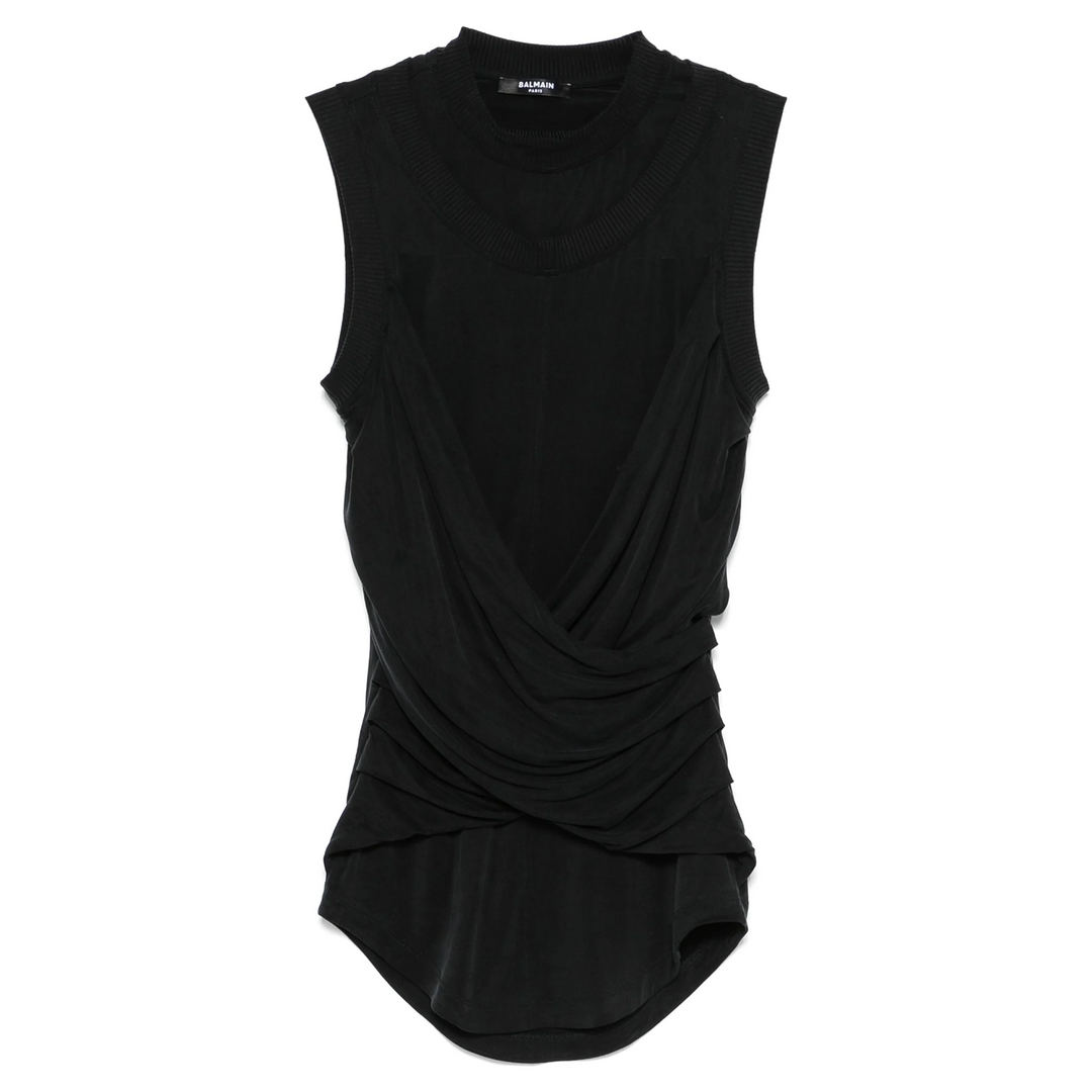 Double Collar Twisted Tank