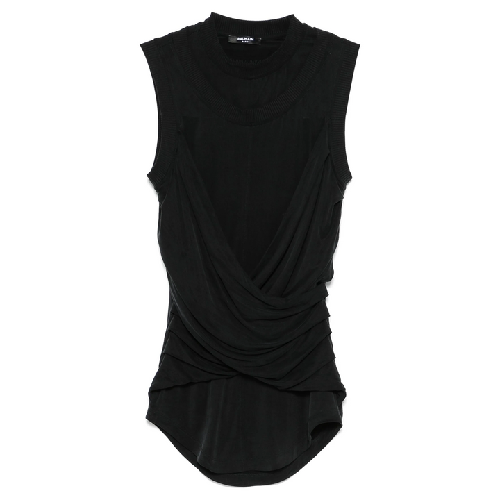 Double Collar Twisted Tank