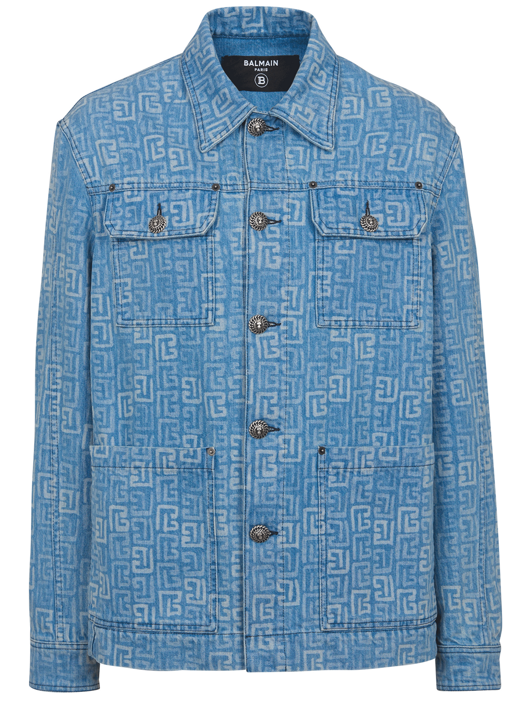 Balmain_MonogramButtonedBlouson-Denim