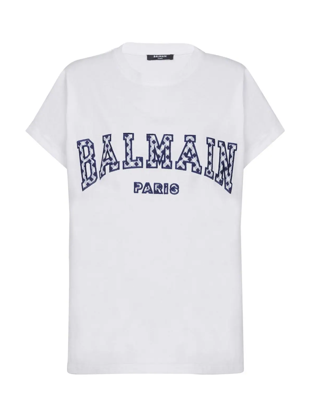 Balmain_Vichy_Detail_T-Shirt-White