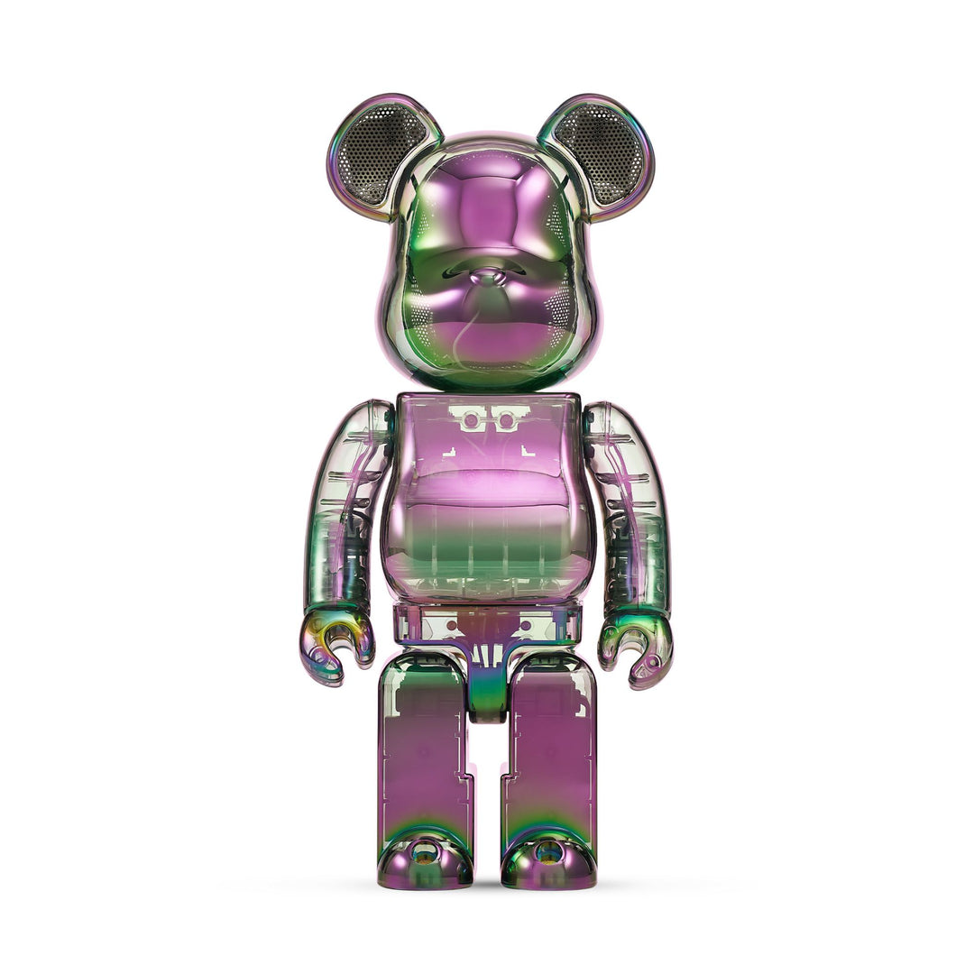 BE@RBRICK AUDIO 400% Portable Bluetooth® Speaker Iridescent Collection Black Aurora