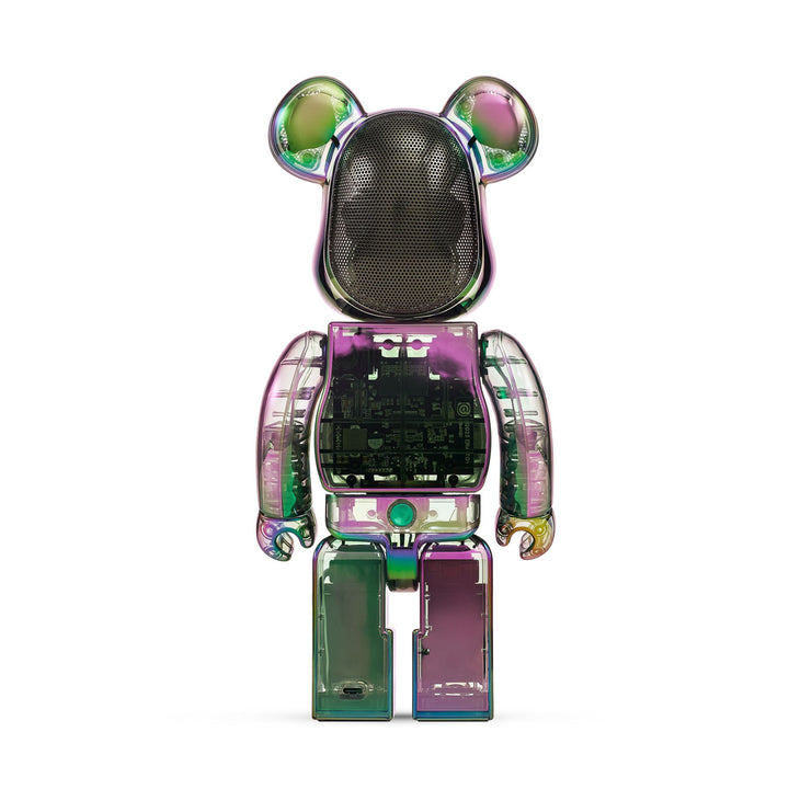 BE@RBRICK AUDIO 400% Portable Bluetooth® Speaker Iridescent Collection Black Aurora