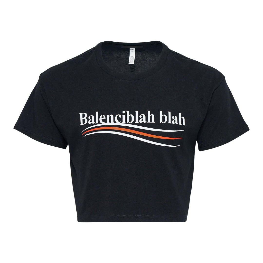 Club21 - Black Score - Cropped T-Shirt - TEES - Black