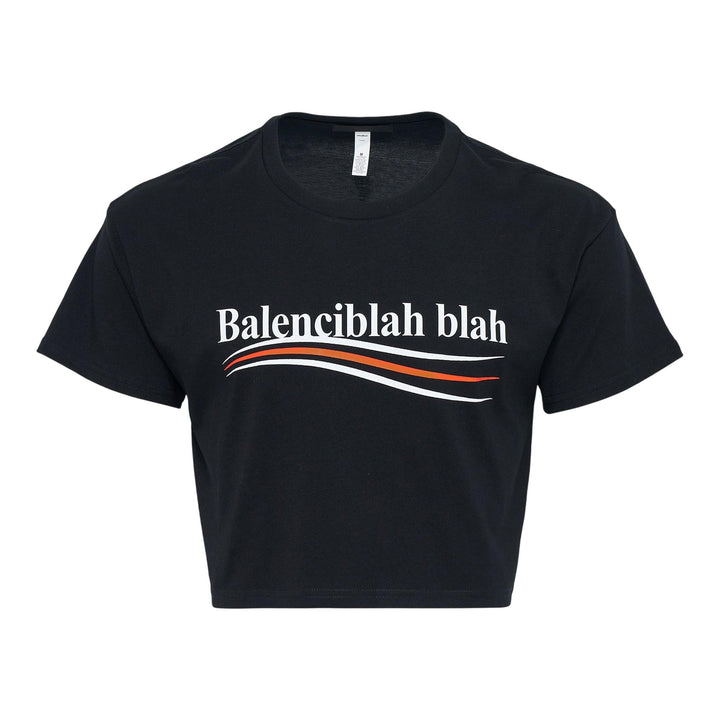 Club21 - Black Score - Cropped T-Shirt - TEES - Black