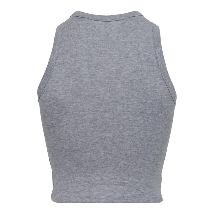 Club21 - Black Score - Womens Cropped Tank - TANK TOPS - Grey
