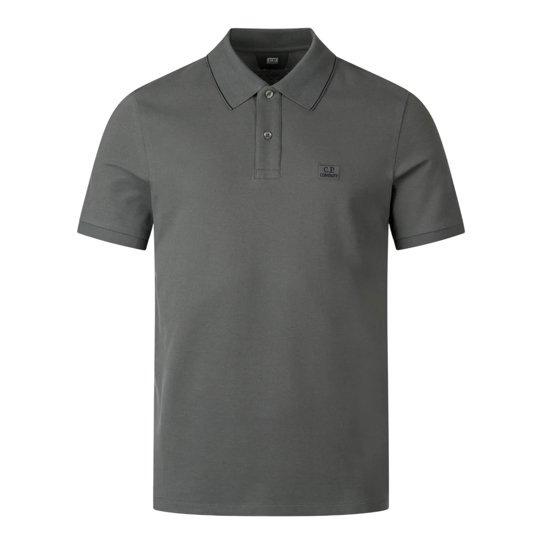 Stretch Piquet Striped Collar Polo