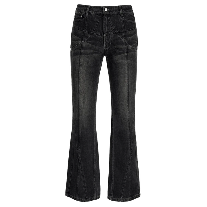 Stagger Streamline Arch Raw Jeans