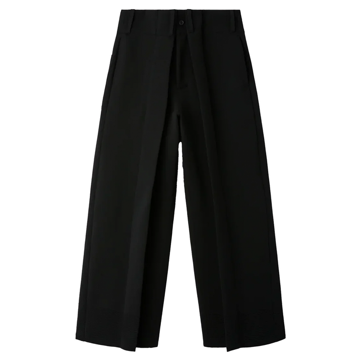 Milan Crease Wide Straight Pants