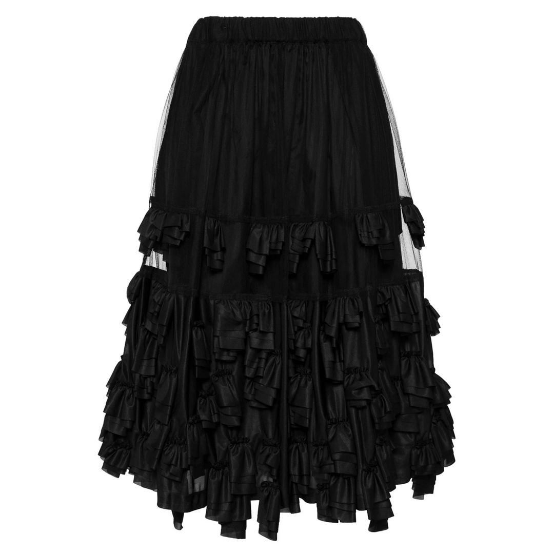 Nylon Soft Tulle Ã— Polyester Skirt