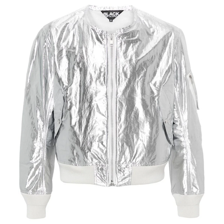 Silver Taffeta Ma Jacket