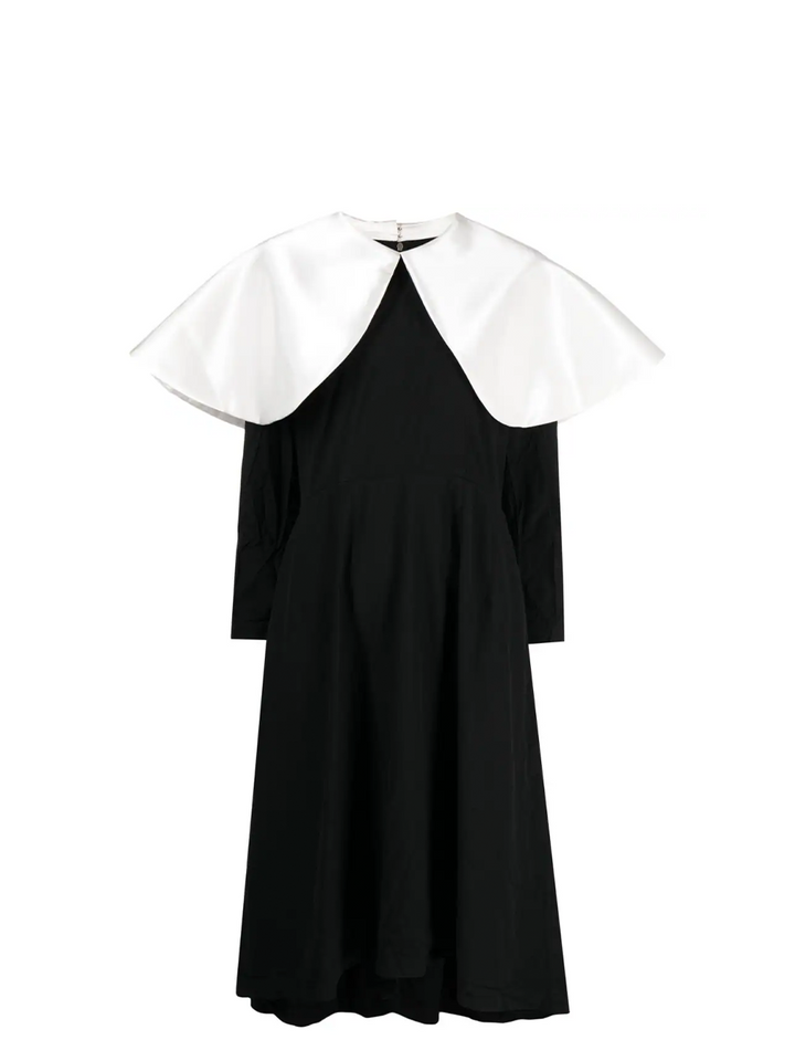 COMME des GARCONS COMME des GARCONS White Cape Collar Dress White 1