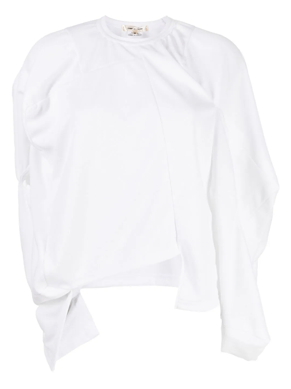 COMME-des-GARCONS-Cape-T-Shirt-White-1