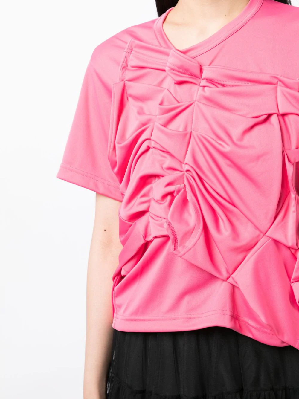 COMME-des-GARCONS-Folded-T-Shirt-Pink-5