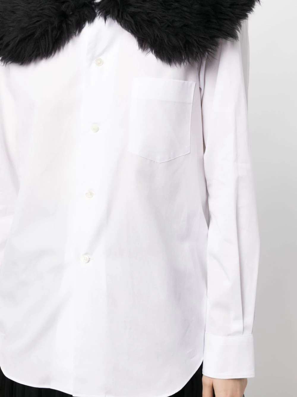 COMME-des-GARCONS-Fur-Collar-Shirt-White-5