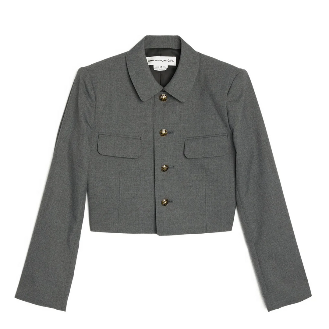 Wool Polyester Doeskin Serge Jacket