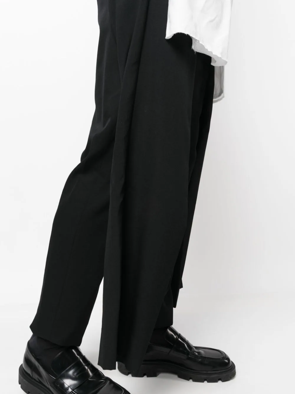 COMME-des-GARCONS-HOMME-Double-Layer-Pants-Black-5