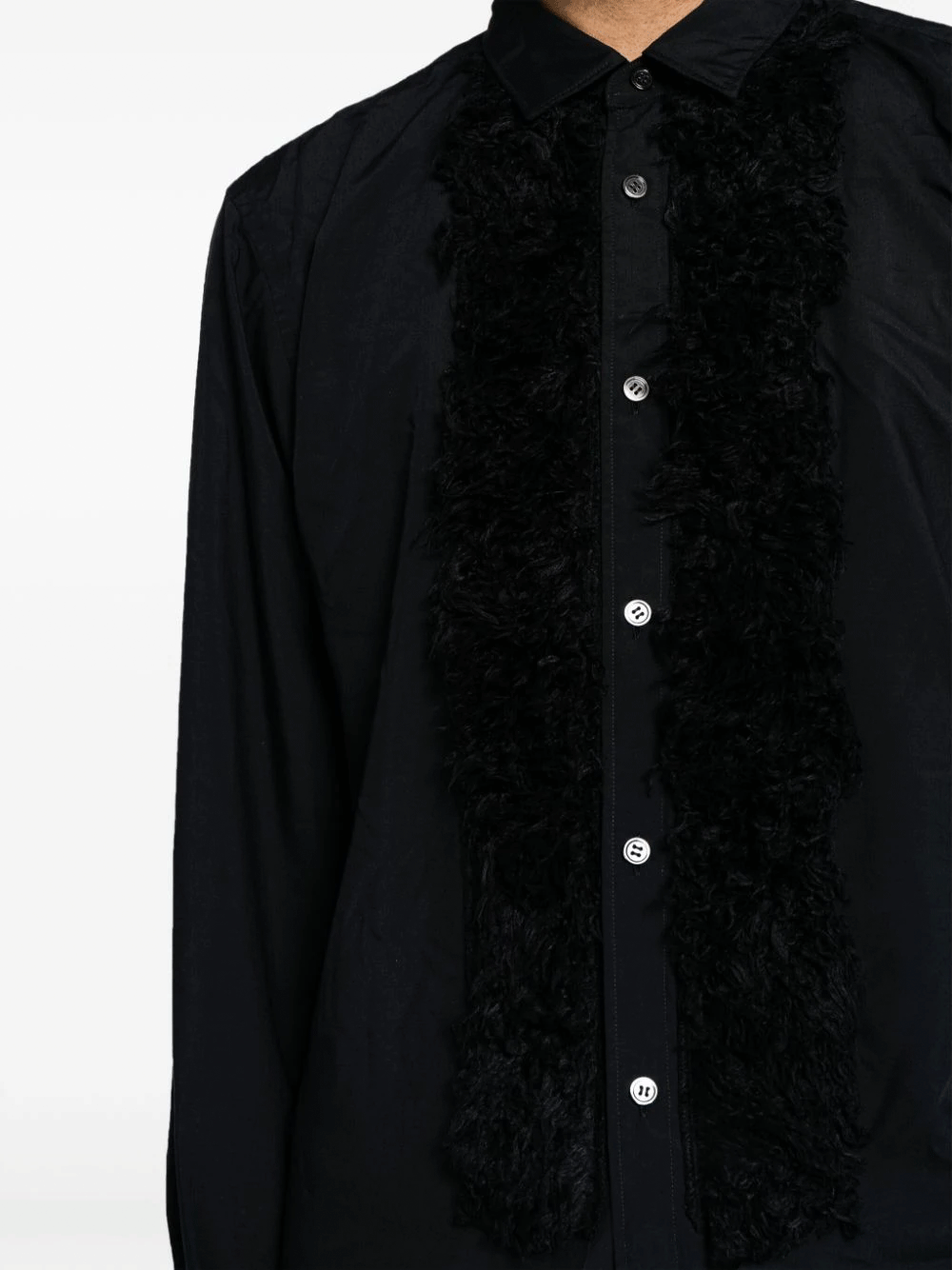 COMME-des-GARCONS-HOMME-PLUS-Fur-Front-Shirt-Black-5