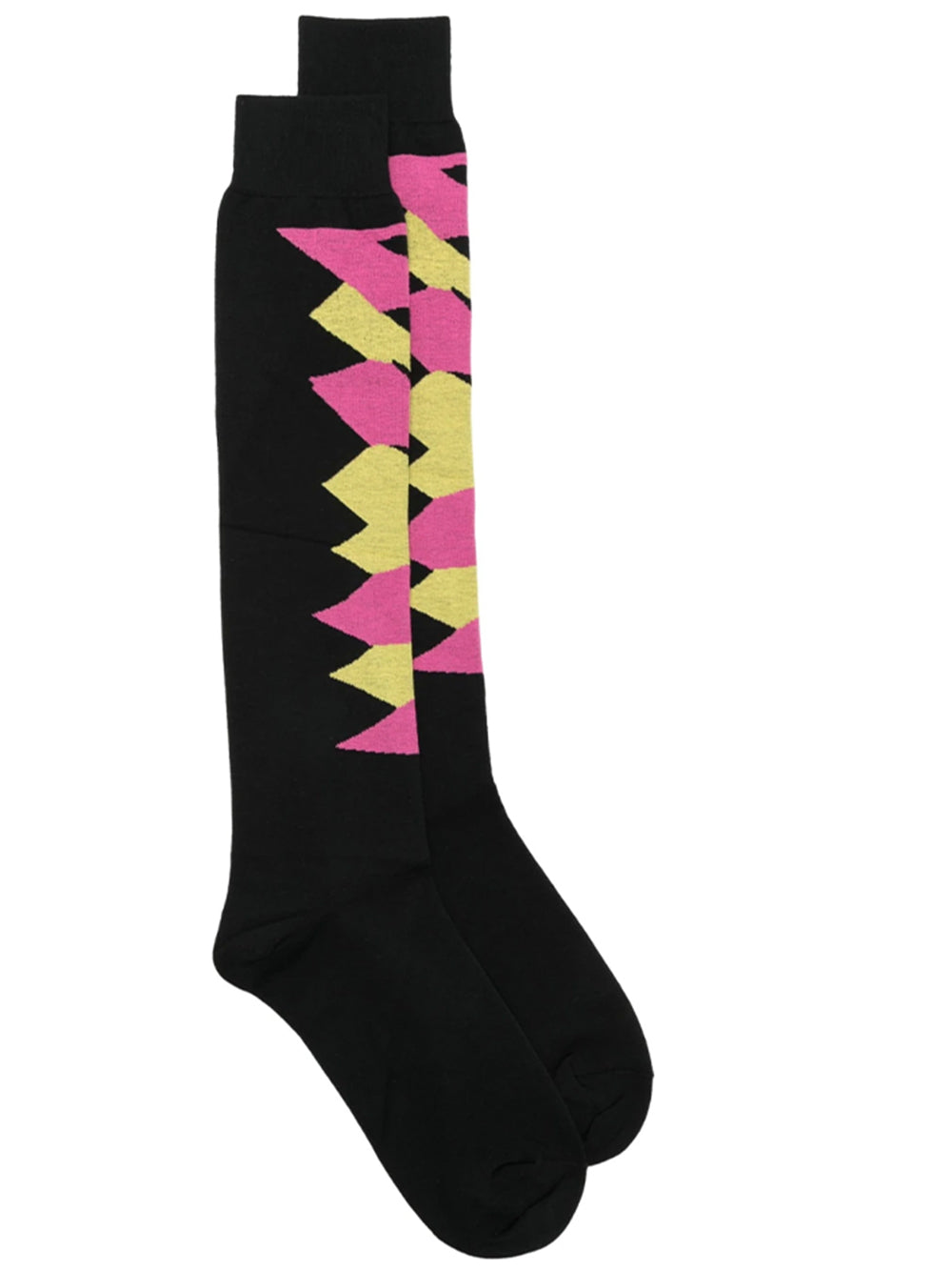 COMME-des-GARCONS-HOMME-PLUS-Long-Socks-Black-1