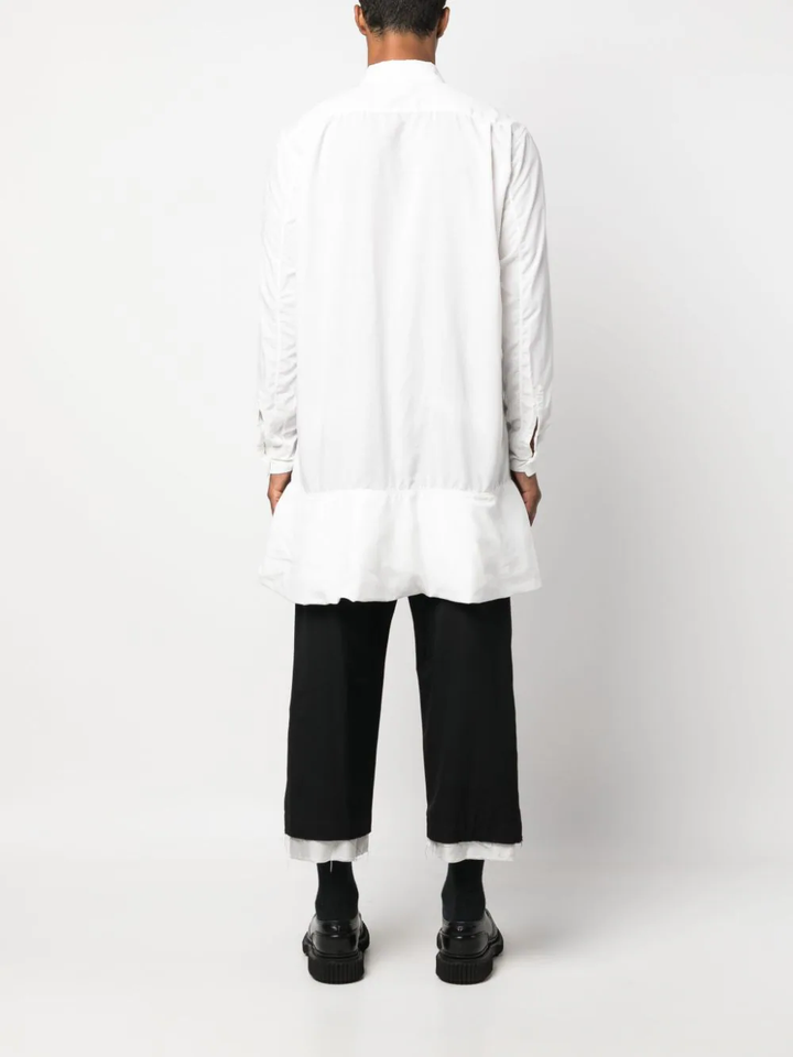 COMME-des-GARCONS-HOMME-Ruffle-Hem-Shirt-White-4