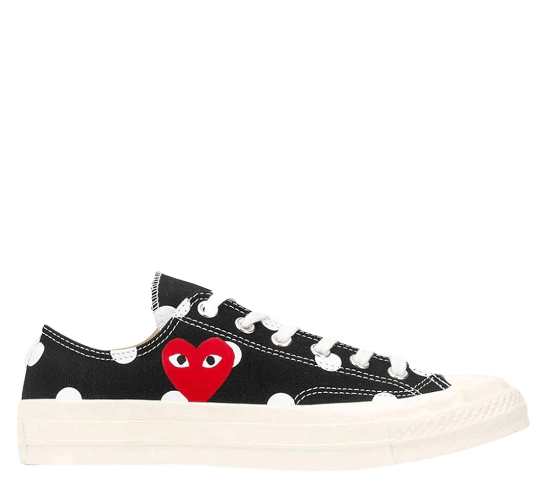 Converse Polka Dot Red Heart Low Top