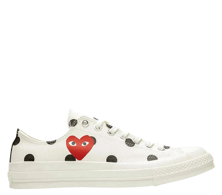 Converse Polka Dot Red Heart Low Top