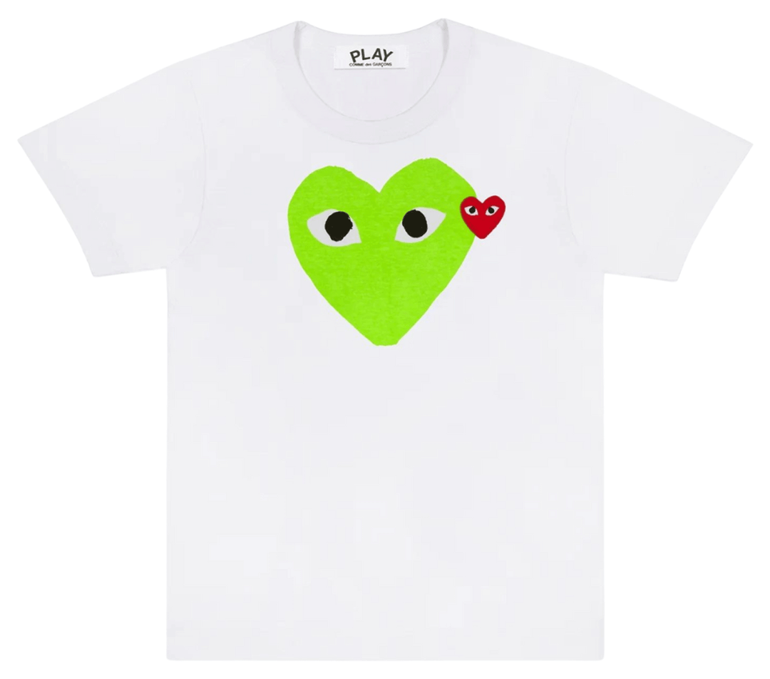 COMME-des-GARCONS-PLAY-Candy-Heart-Tee-Women-Green-1