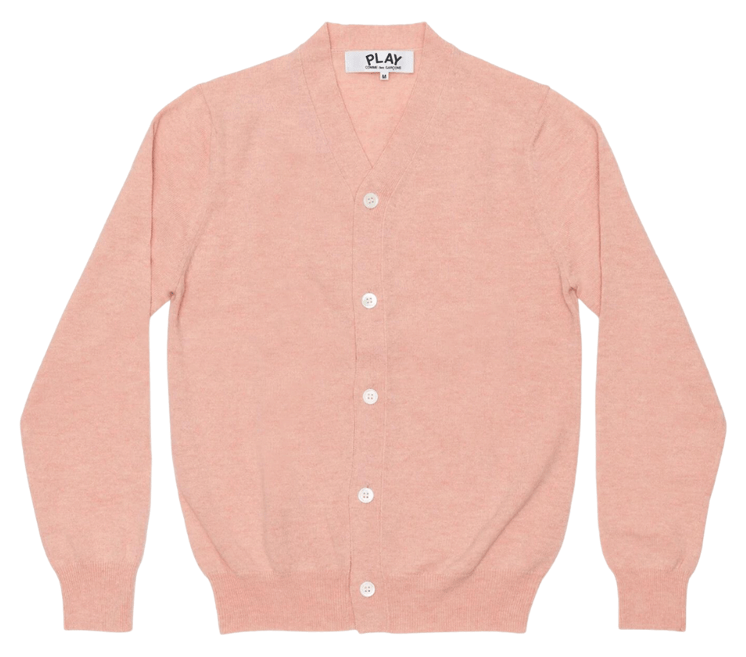 COMME-des-GARCONS-PLAY-Small-Red-Heart-Pastel-Cardigan-Men-Pink-1