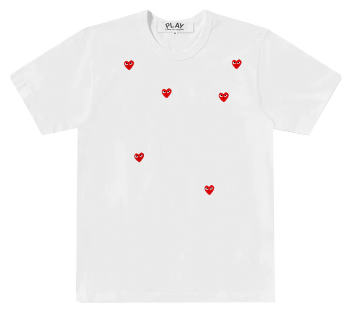 Multi Red Heart Logo T-Shirt Unisex