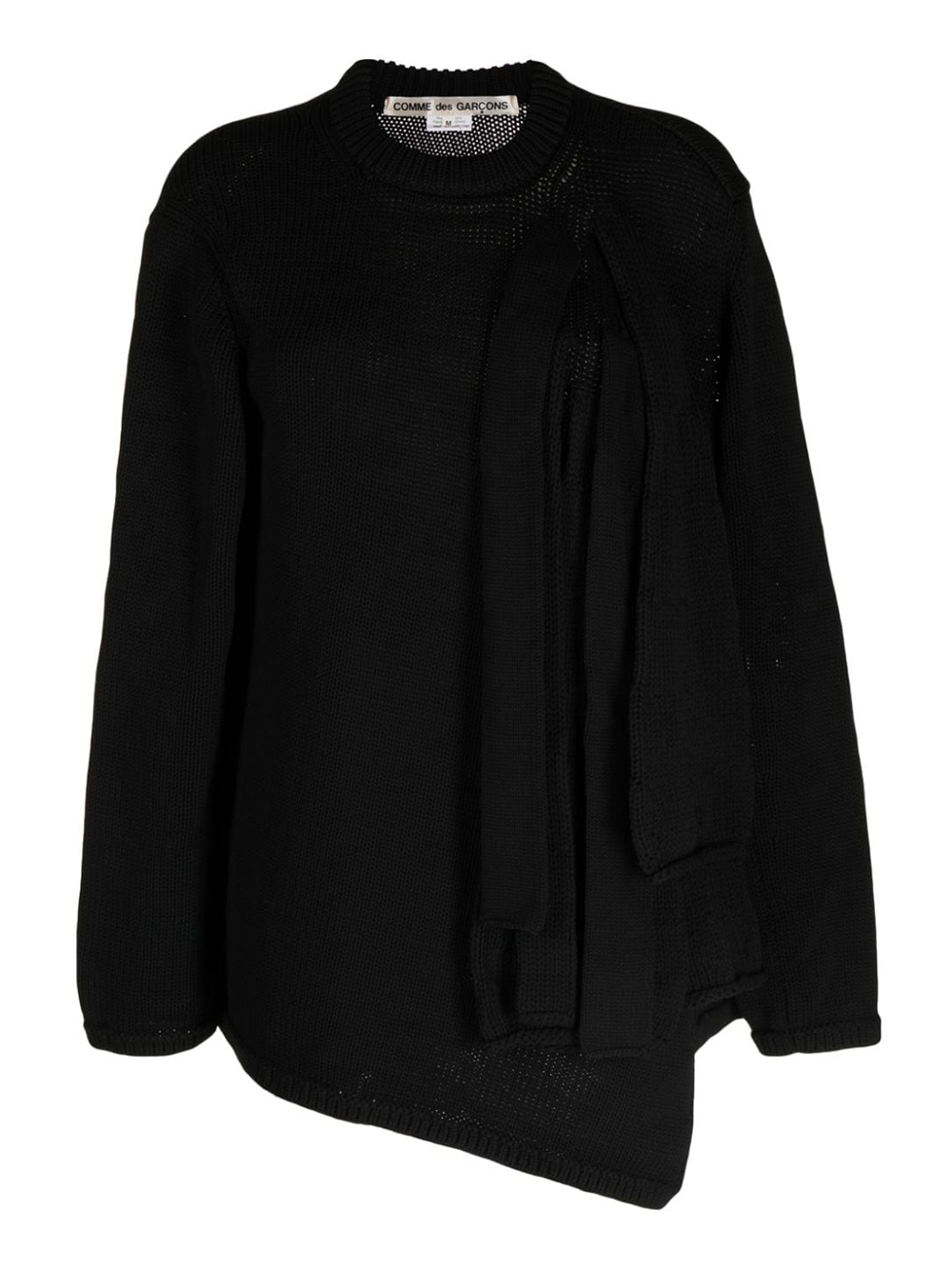 COMME des GARCONS Three Sleeve Knit Sweater Black 1