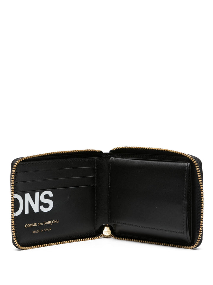 COMME-des-GARCONS-WALLET-Huge-Logo-U-Zip-Wallet-Black-3