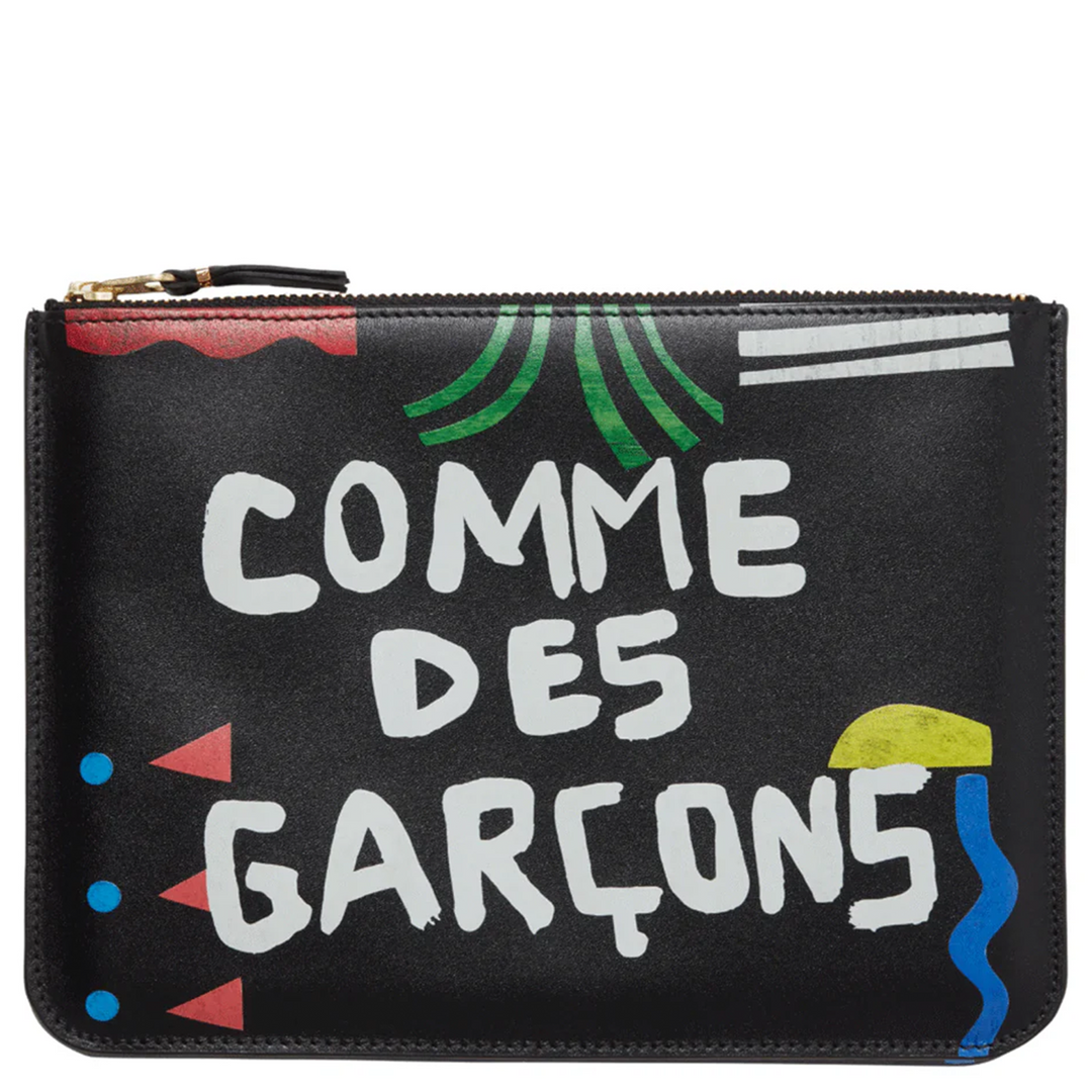 CDG Wallet X Diana Ejaita Big Zip Pouch