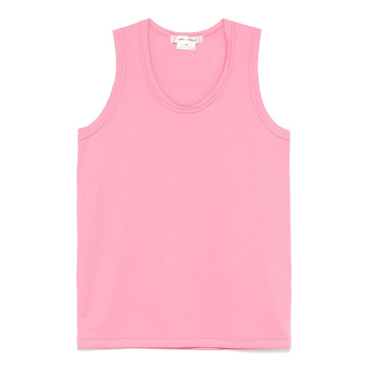 Polyester Smooth Back Logo Tank Top