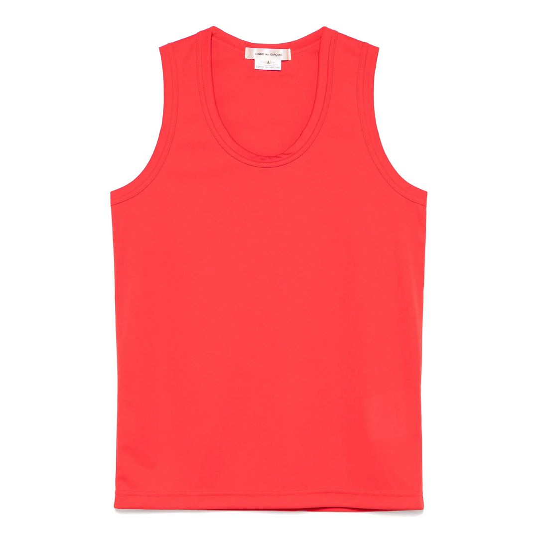 Polyester Smooth Back Logo Tank Top