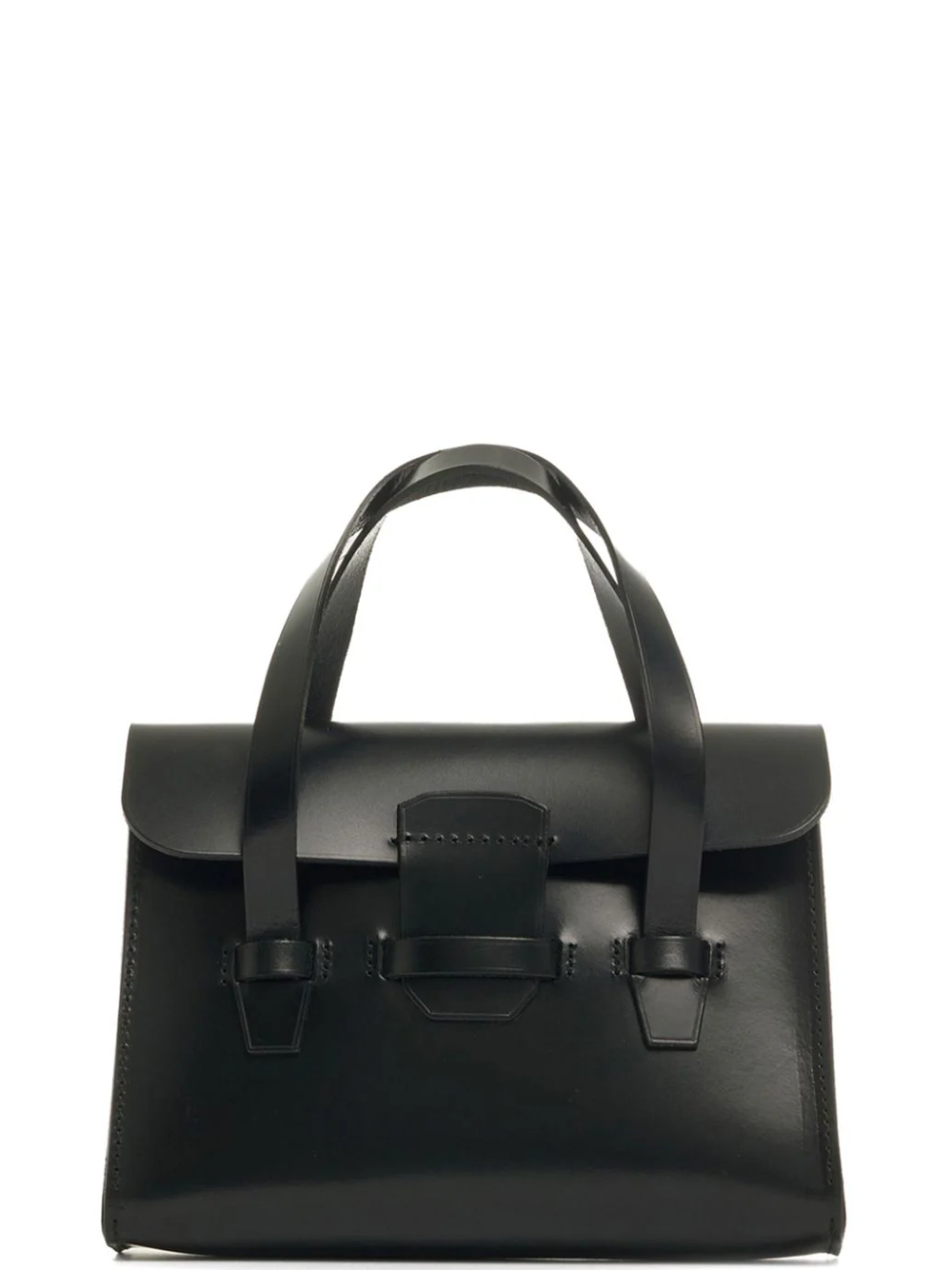 COMMEDESGARCONSCOMMEDESGARCONS_BridleLeatherBagSizeB_Black