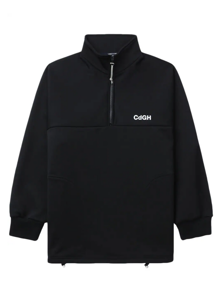 COMMEDESGARCONS_HOMMEPolyesterBackPileSweatshirt_Black