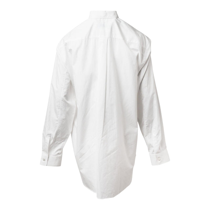 Club21 - COMME des GARCONS BLACK - Cotton Buckled Long Sleeve Shirt - SHIRTS - White