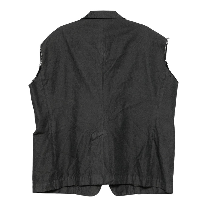 Club21 - COMME des GARCONS BLACK - Polyeste Cotton Gabardine Jacket - JACKETS - Black