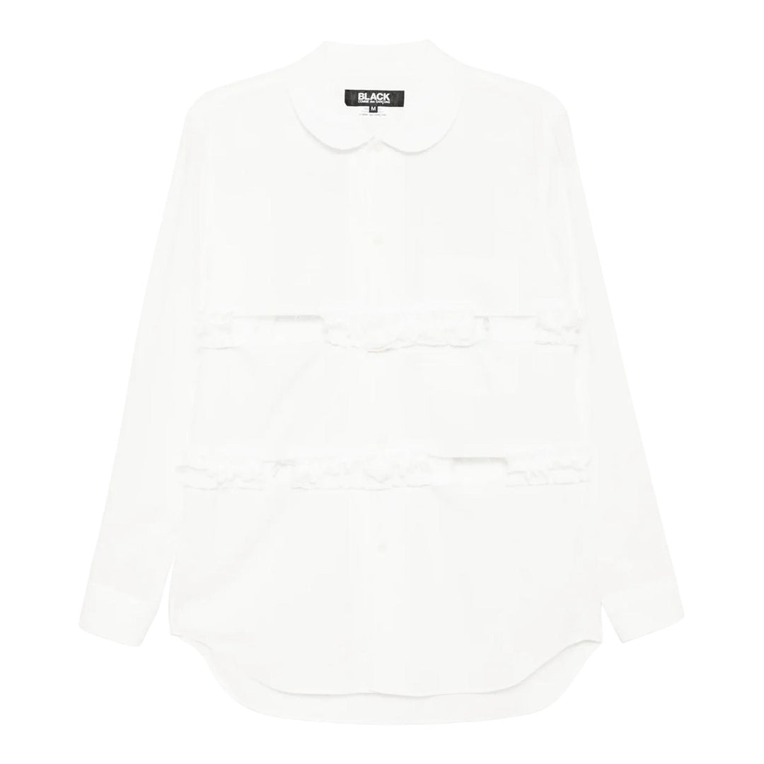 Club21 - COMME des GARCONS BLACK - Polyester Spun Broad Shirt - SHIRTS - White