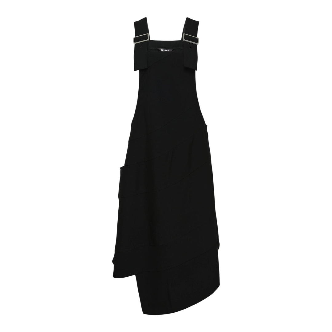 Club21 - COMME des GARCONS BLACK - Wool Gabardine Pinafore - PINAFORES - Black