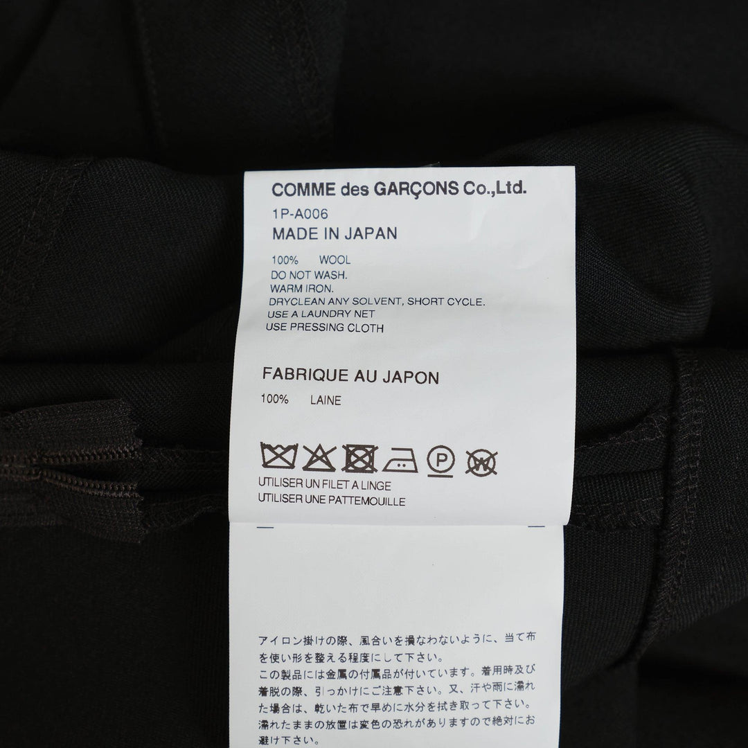 Club21 - COMME des GARCONS BLACK - Wool Gabardine Pinafore - PINAFORES - Black