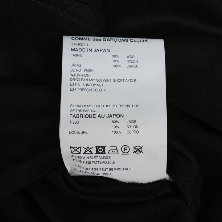Club21 - COMME des GARCONS BLACK - Wool/Nylon Flannel Balloon Pants - PANTS - Black