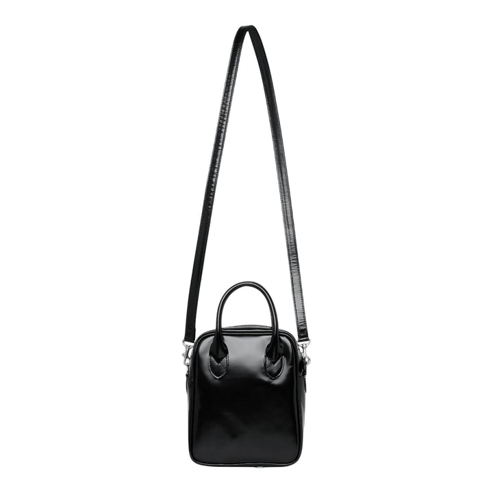Club21 - COMME des GARCONS - Black Longer Square Sling Bag - TOP HANDLE - Black